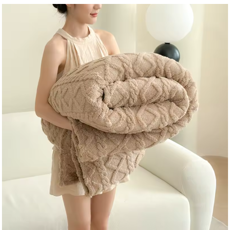 Plaid Cocooning - Beige Taupe