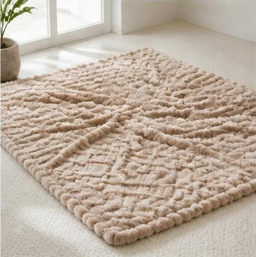 Plaid Cocooning - Beige Taupe
