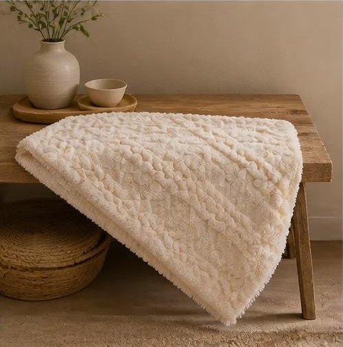 Plaid cocooning - Beige