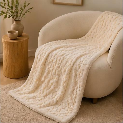 Plaid cocooning - Beige