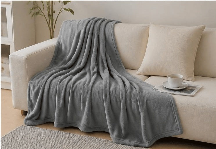 Plaid Cocooning - gris